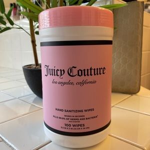 Juicy Couture Hand Sanitizing Wipes Large Tube 100 Count